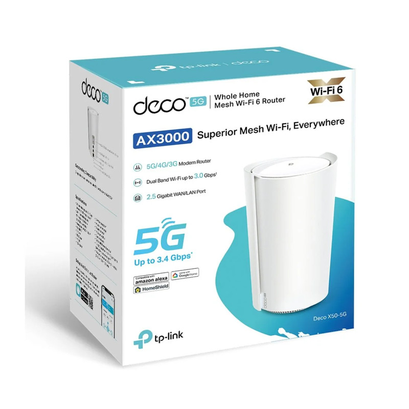 TP-Link Deco X50-5G AX3000 Single Wi-Fi 6 System Router - راوتر